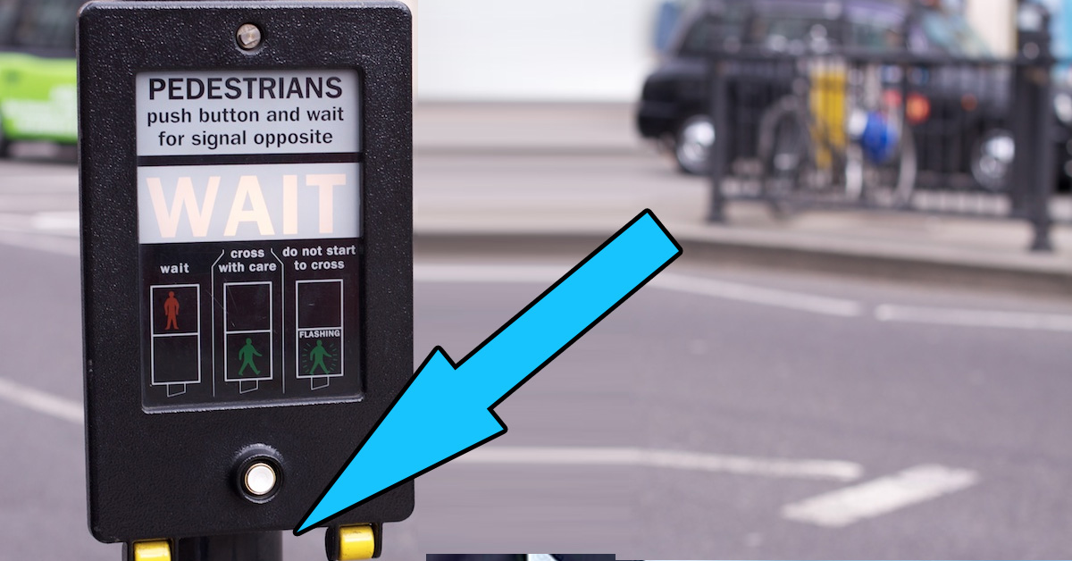 Pedestrian Crossings Have A Secret Button This Is What Its For 
