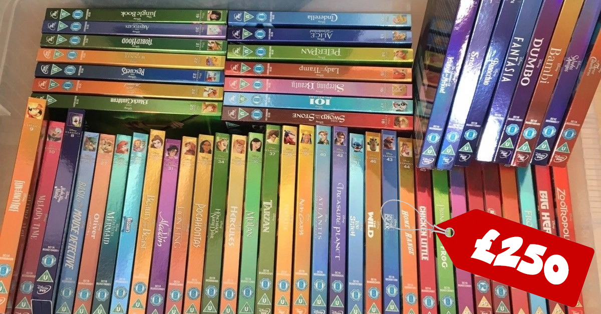 Parel Bliksem extase Your Old Disney DVDs Could Be Worth Over £250, Here's How To Find Out