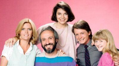 The cast members of Family Ties
