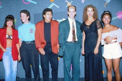 Saved by the Bell cast on the red carpet