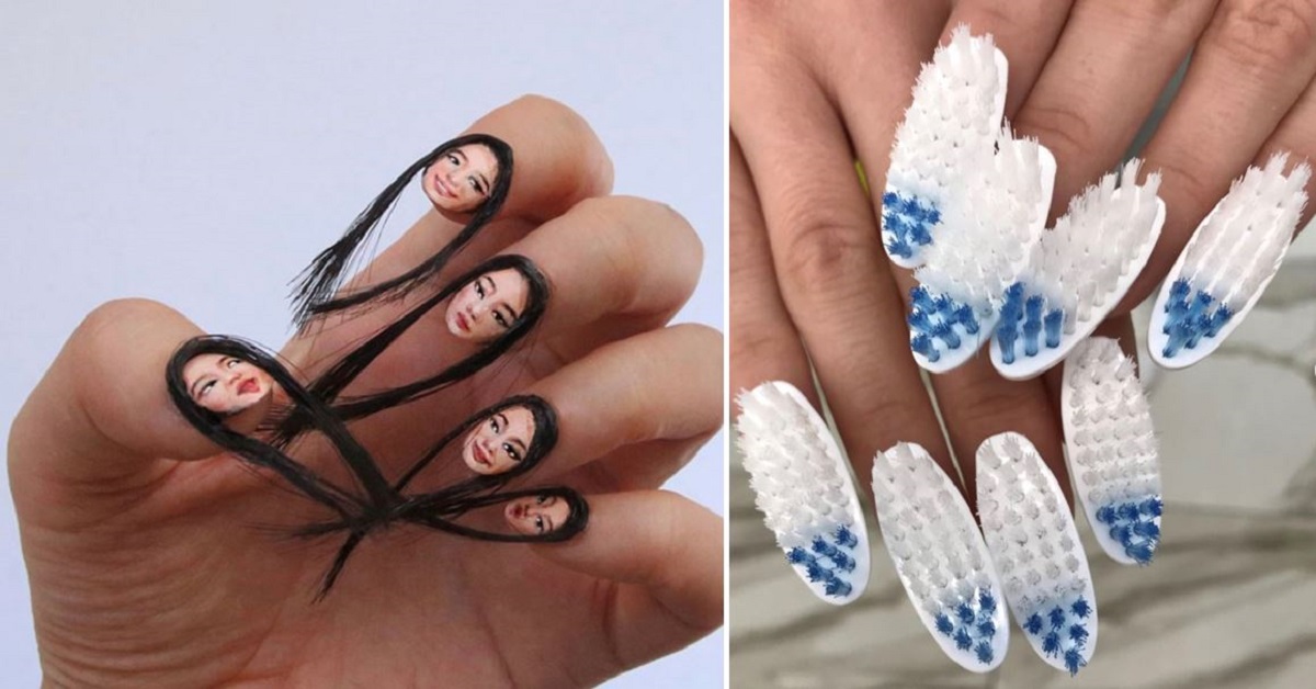 8. "Weird and Wacky Nail Art That Will Make You Cringe" - wide 4