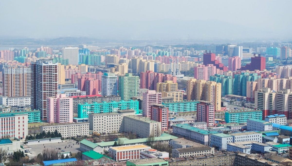 Pyongyang skyline 