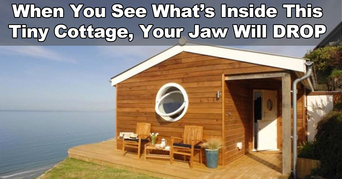 This Cottage is Only 320 Sq Feet. Inside it Looks Huge