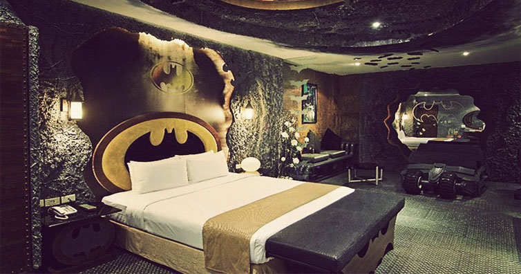 Taiwan Hotel Offers Bat Cave Room, Movie Themed Rooms. This Is Going To Be Big