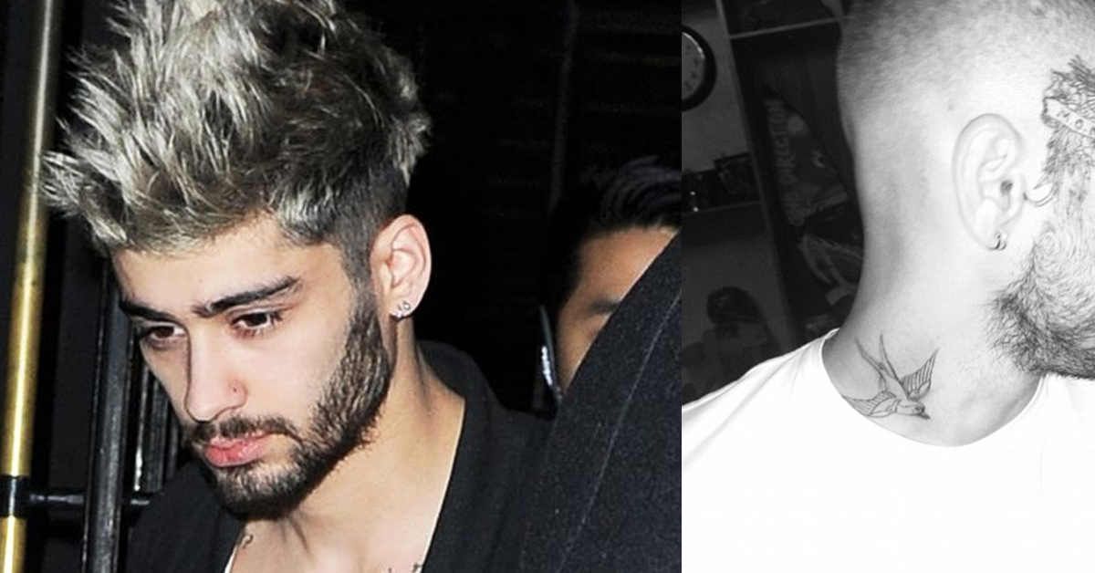 Zayn Malik Gets Massive Face Tattoo And Shaves Head In Latest Image Change