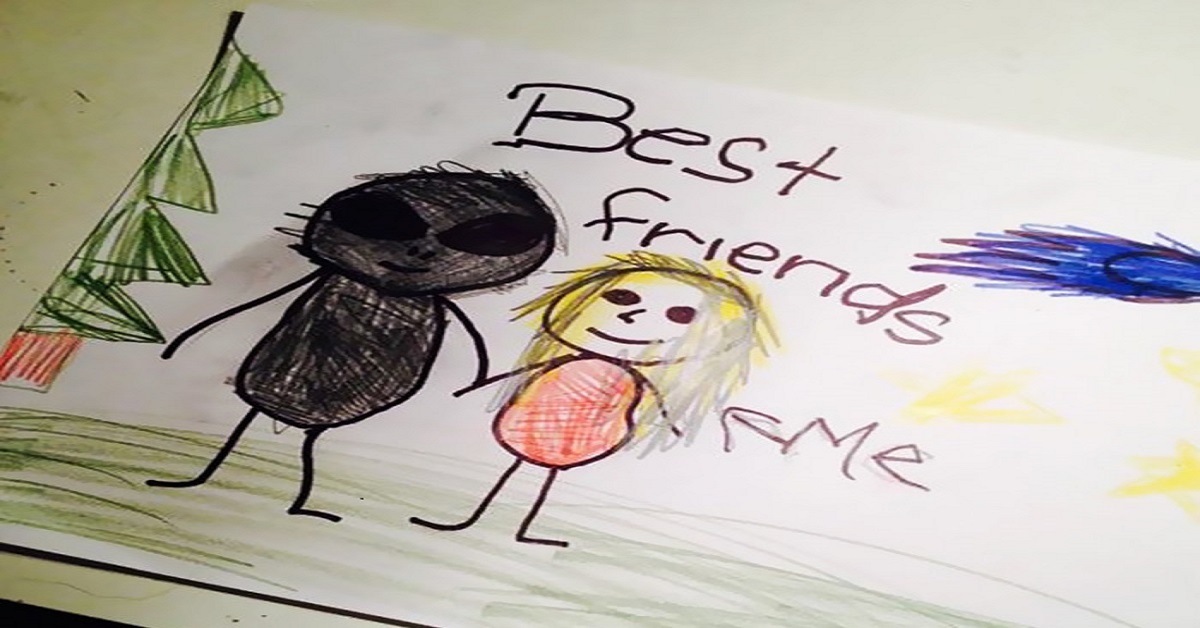 24 Of The Creepiest Kids Drawings Ever