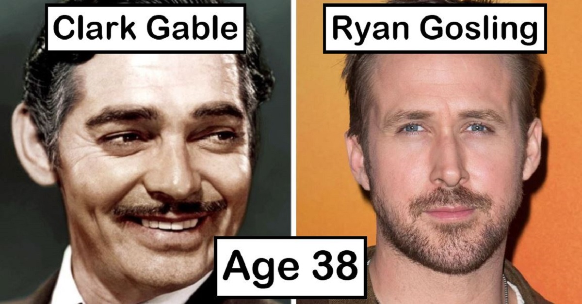 Comparing Modern Celebs With 20th Century Celebs At The Same Age