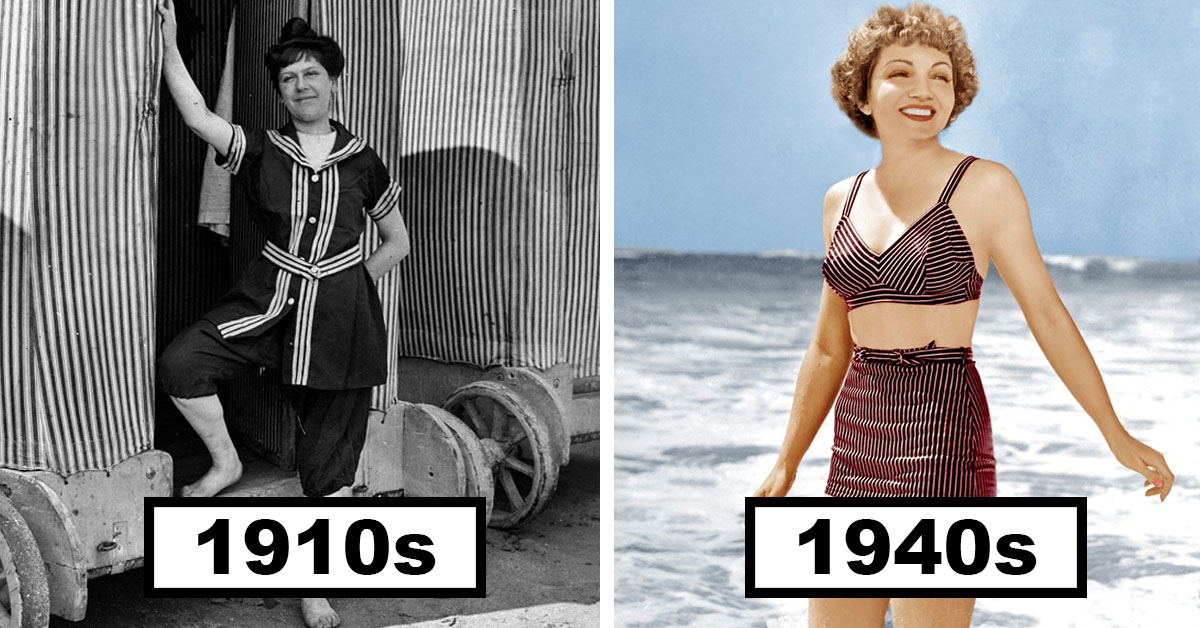 From Corsets To ‘Kinis – Marvel At The Insanely Stylish 100 Year Evolution Of Swimsuits
