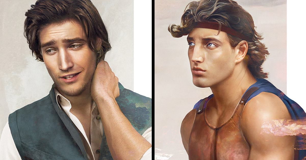 Artist Creates Hyper-Realistic Disney Heroes & They’re Weirdly, Ridiculously Hot