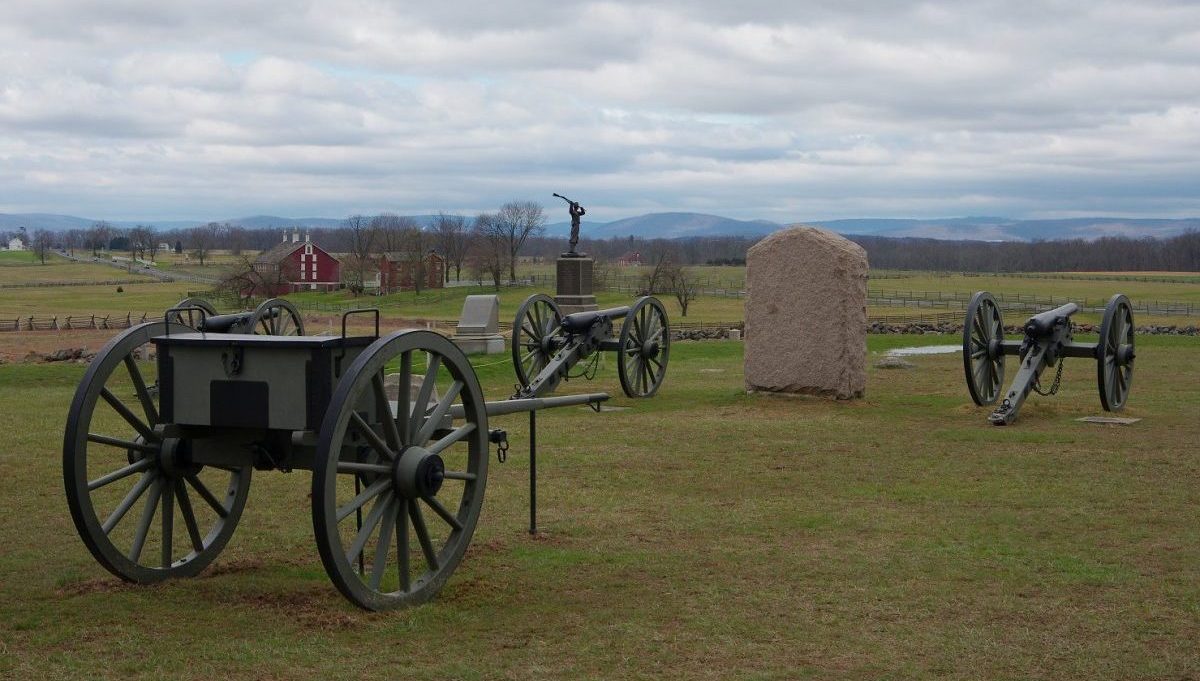 Gettysburg Battlefield in Pennsylvania